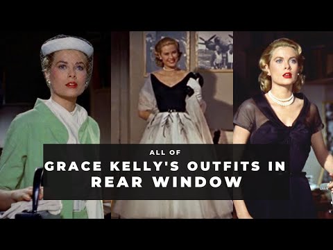 All of GRACE KELLY'S outfits in REAR WINDOW (1954)