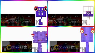 My Sprunki OC: 6 to 600 / Numberblocks CHARACTER COMPLATION (Part 6)