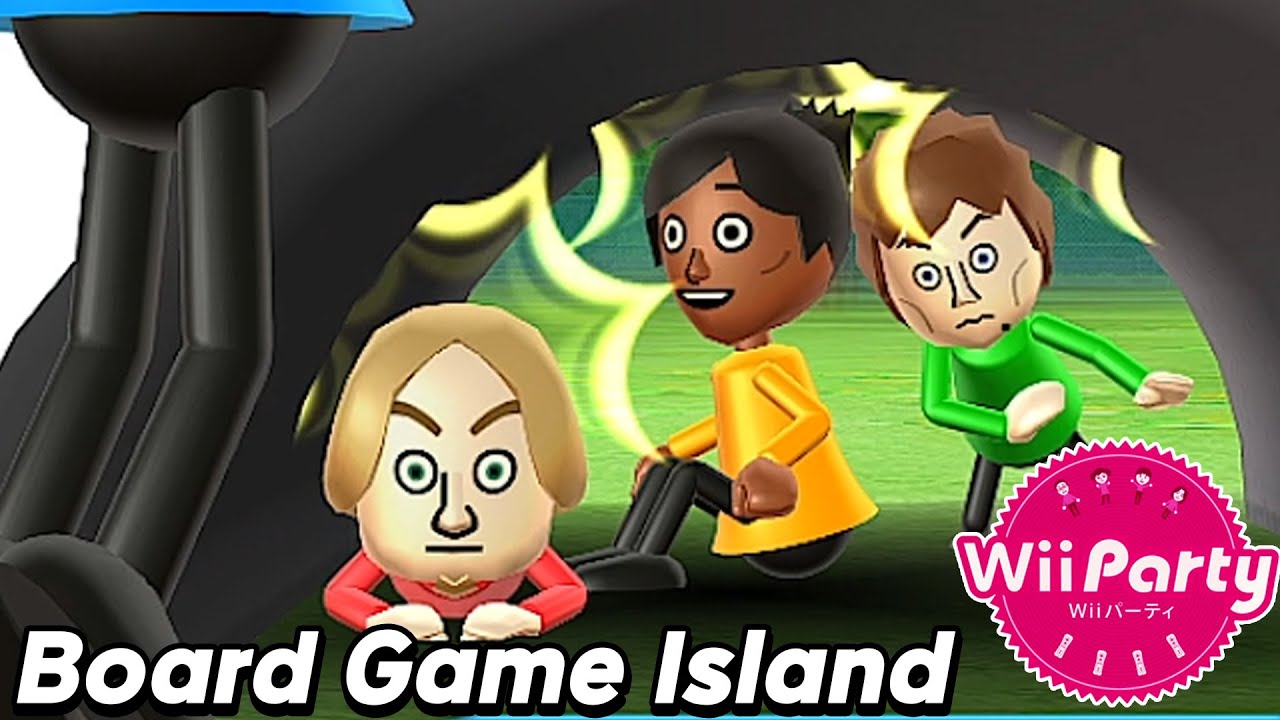 Wii Party Board Game Island Gameplay Jina Vs Eddy Vs Pierre Vs Sakura Master Com Wii파티