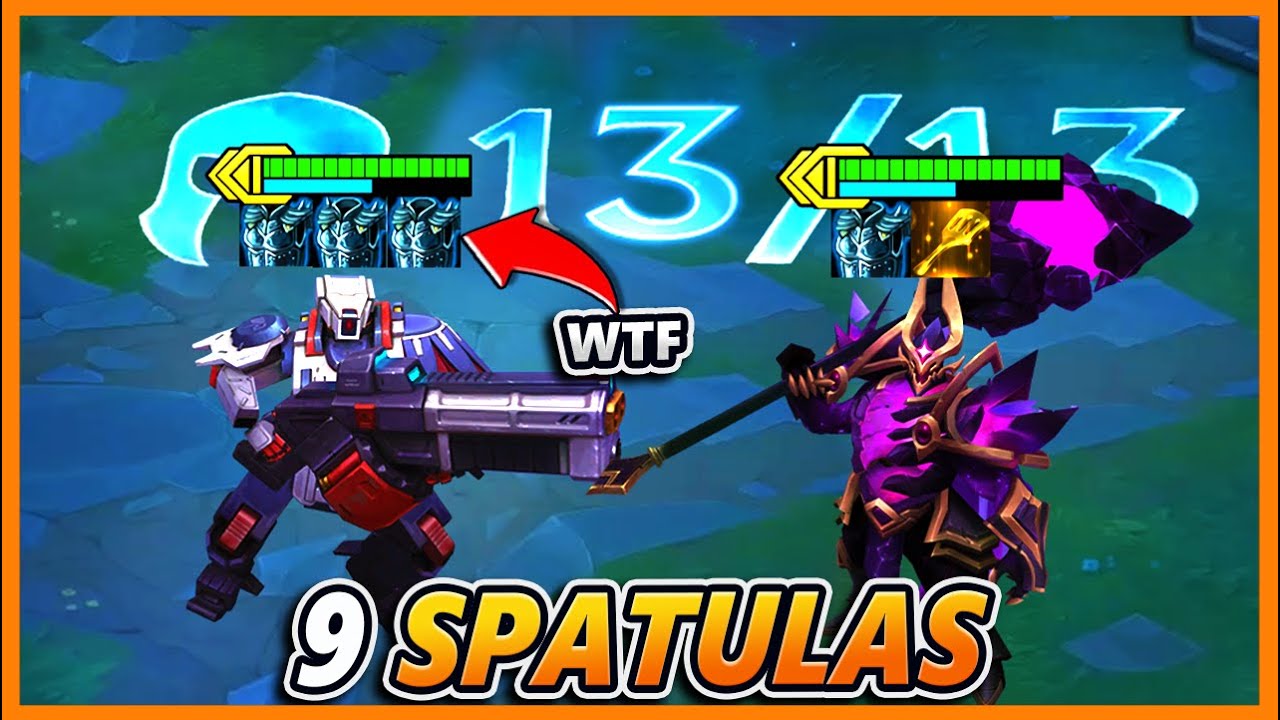 Once in a Lifetime Game!! 9 SPATULAS (13 Unit ARMY) - BunnyFuFuu | Teamfight Tactics