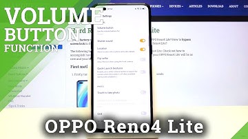 How to Change Volume Button Function in OPPO Reno4 Lite – Change Camera Volume Buttons