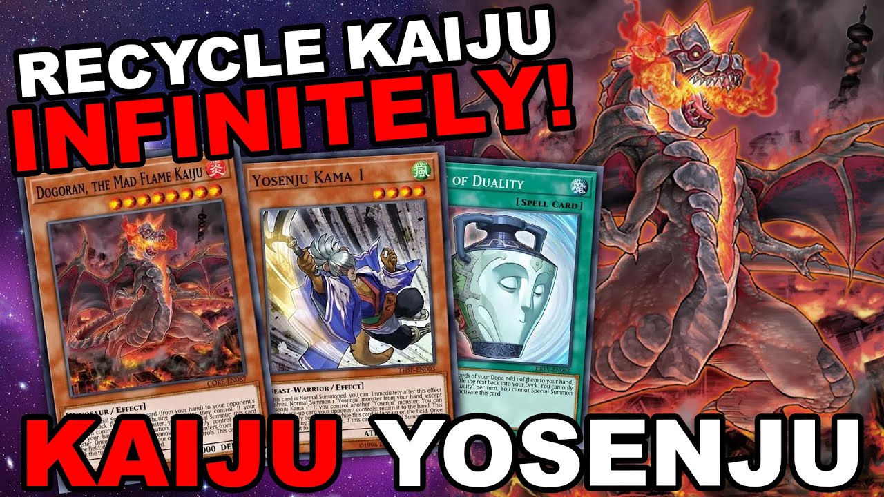NEW KAIJU YOSENJU! INFINITELY RECYCLE KAIJUS! FT. POT OF DUALITY! VRAINS  2022 (Yu-Gi-Oh! Duel Links)