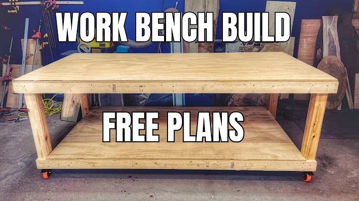 How to Build a Big Mobile Workbench | FREE BUILD PLANS | DIY Workbench
