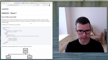 WEB222 - Week 7 Part 1: DOM