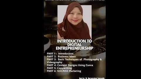Part 1 Introduction to Digital Entrepreneurship