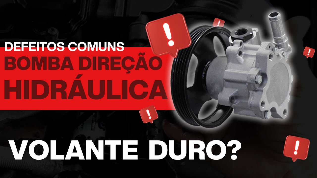 Volante duro? Travado? Defeitos comuns em bomba de direção hidráulica