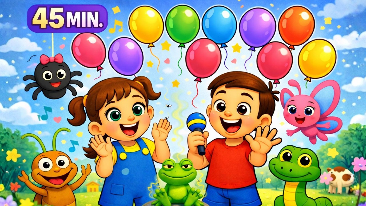 Coletânea Divertida de Músicas Infantis Animadas – 45 Min | Dedé e Bubu Show