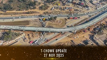 Progress Update – T-Chowk Flyover, Islamabad | 27 Nov 2025 | HCS
