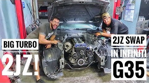 HOW TO 1JZ 2JZ SWAP A NISSAN 350Z 370Z and INFINITI G35 G37!!!