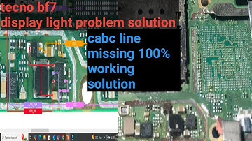 Tecno bf7 display light problem solution