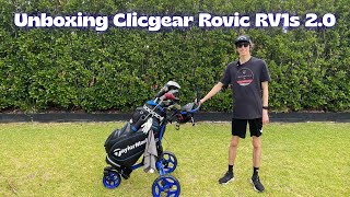 Unboxing Clicgear Rovic RV1S 2.0 Golf Buggy
