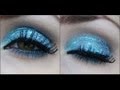 Blue Glitter Makeup Tutorial