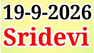 Sridevi Day Line Trick 09/18/2026 Satta Matka