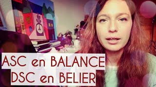 Ascendant en Balance Descendant en Belier