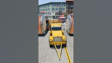 Logging Truck & Buses vs Giant Bollards – Realistic Crash Simulation #beamngdrive #ônibus