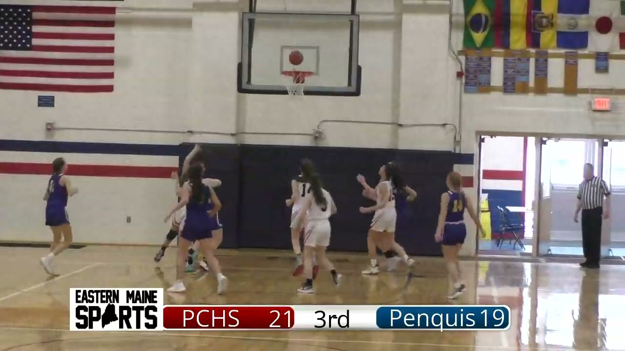 Penquis PCHS girls basketball highlights 1/14/23