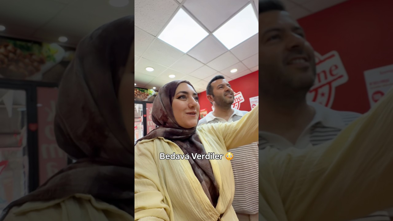Bedava çiğ köfte aldık 