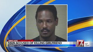 Man charged with murdering girlfriend in Harnett County