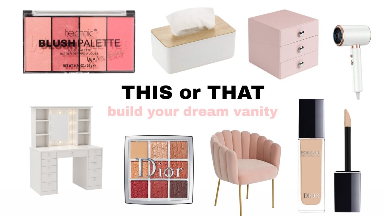 “Build your vanity with me ✨💄🪞Makeup, hair tools & little essentials.