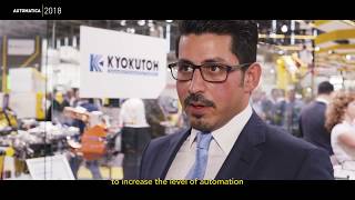 KYOKUTOH & FANUC at Automatica 2018 - Mobile TipDresser & Changer + Contact Tip Changer