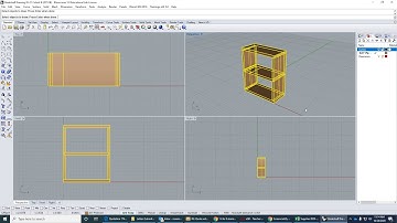 14 X 17  Bookshelf in Rhino 3D Part 2