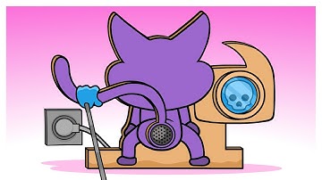 Smiling Critters CatNap Cardboard voicelines 2 (Poppy Playtime Chapter 3 animation)