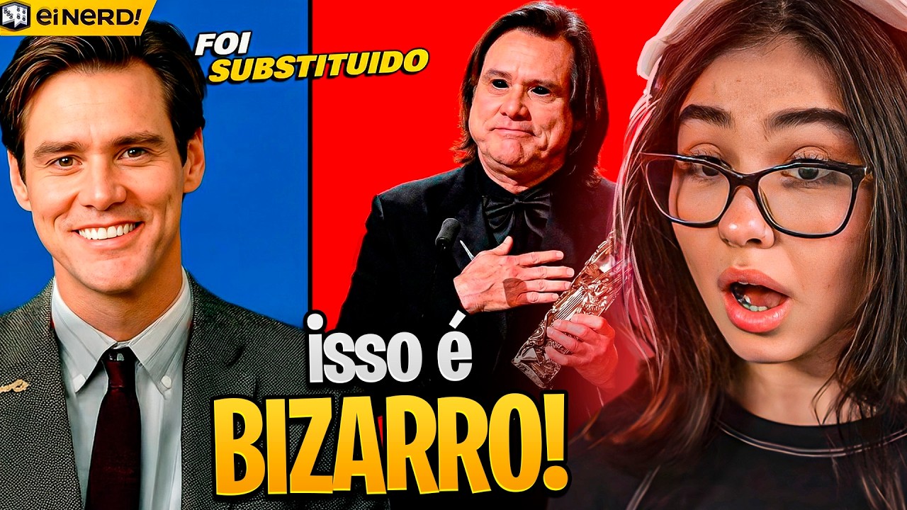 MEU DEUS! JIM CARREY FOI SUBSTITUÍDO - EPSTEIN CLONE? | react Ei Nerd
