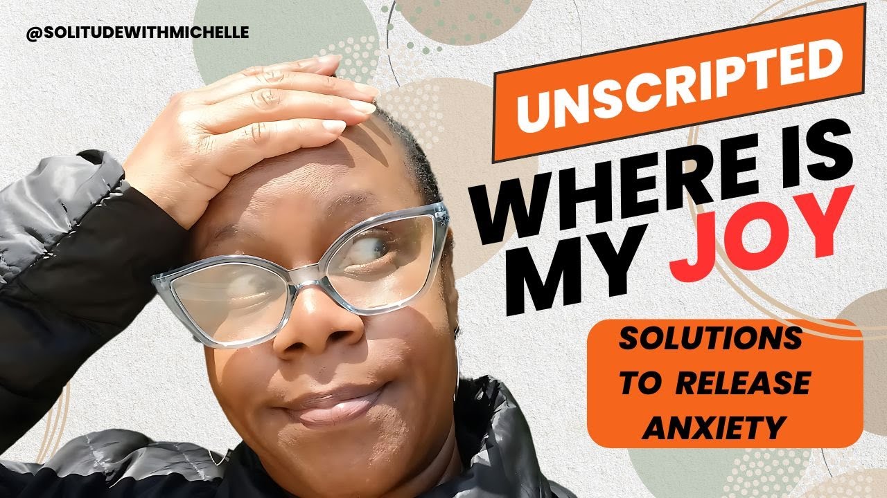 I can't release the anxiety | Here's how I get my joy back | Vlog - YouTube