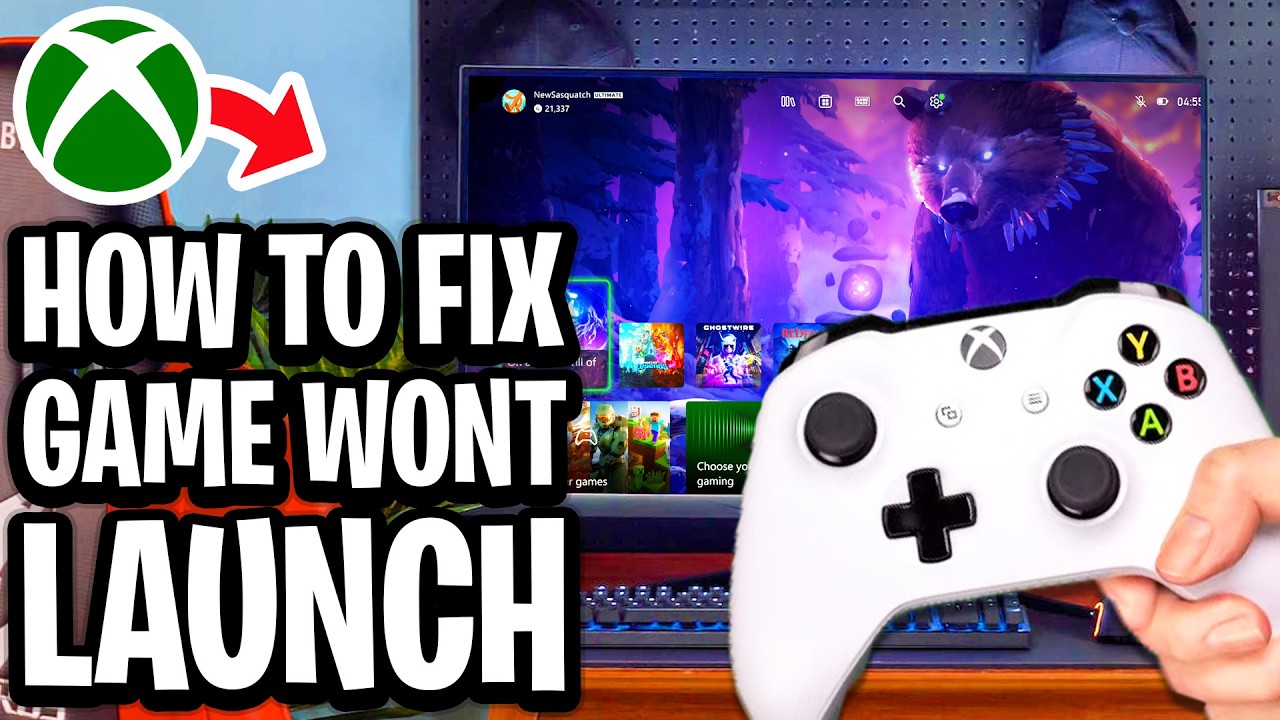 How To Fix Game Won’t Launch on Xbox - Full Guide - YouTube
