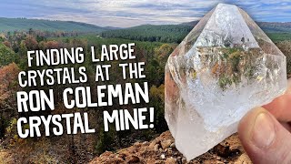 Finding Large Crystals at the Ron Coleman Crystal Mine!!