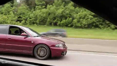 Single Turbo B5 S4 Flyby