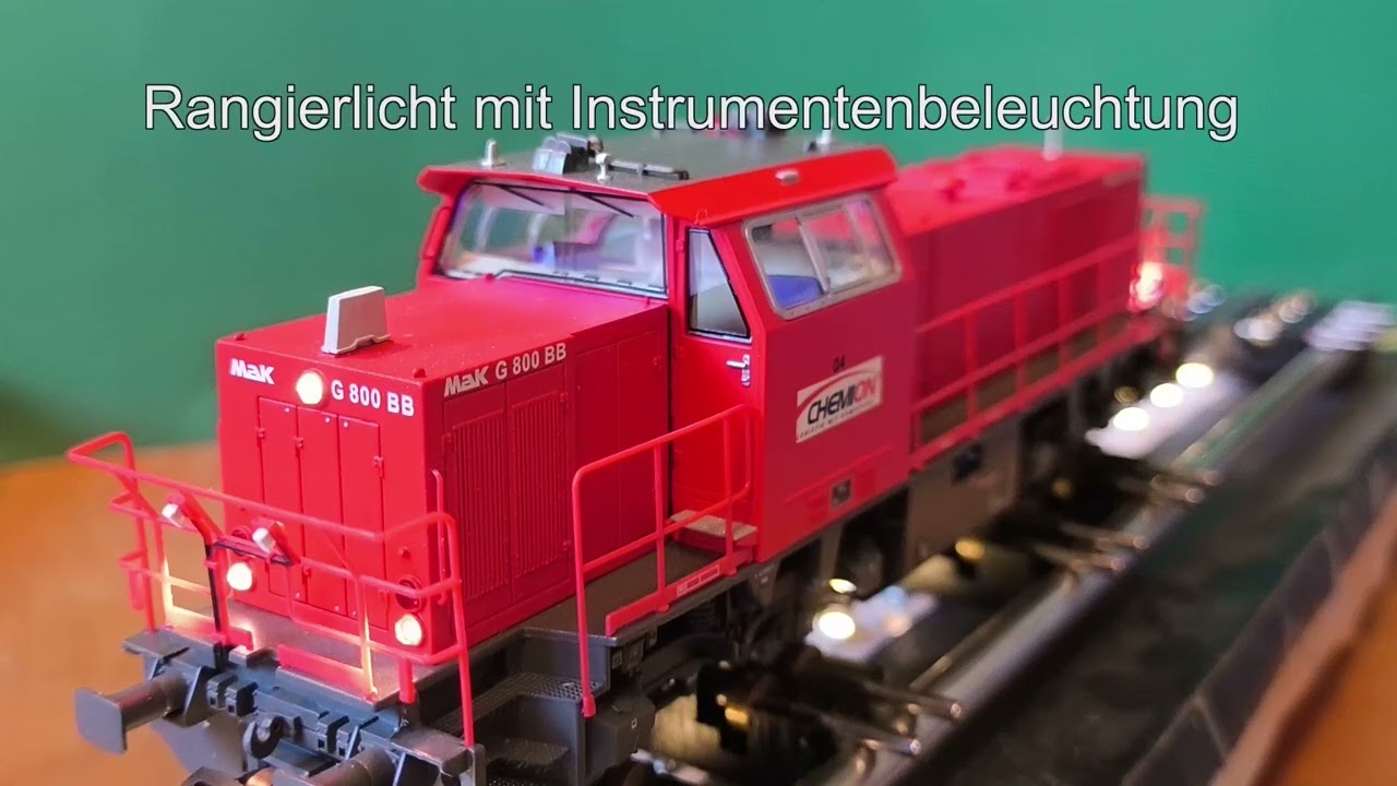 Jägerndorfer 10762 – MaK G800 BB der Chemion Logistik – Das
