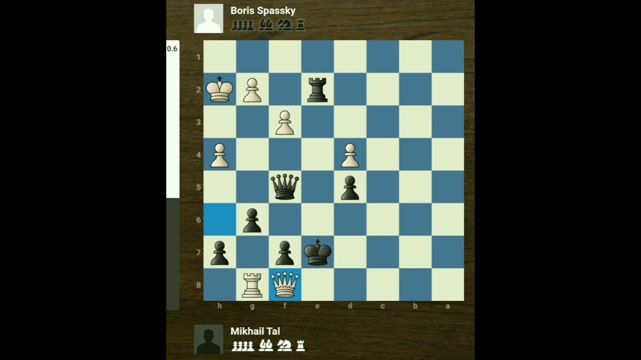 Boris Spassky vs Mikhail Tal | USSR Championship | Riga 1958