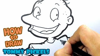 How to Draw Rugrats | Drawing Tommy Pickles