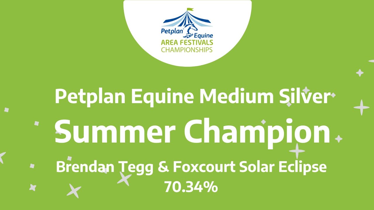 Petplan Equine Summer Area Festival Medium Silver Champion Brendan