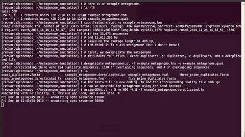 metagenome annotation