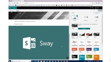 Create A Sway Template   Modern Workplace Tips