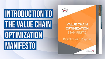 Introduction to the Value Chain Optimization Manifesto