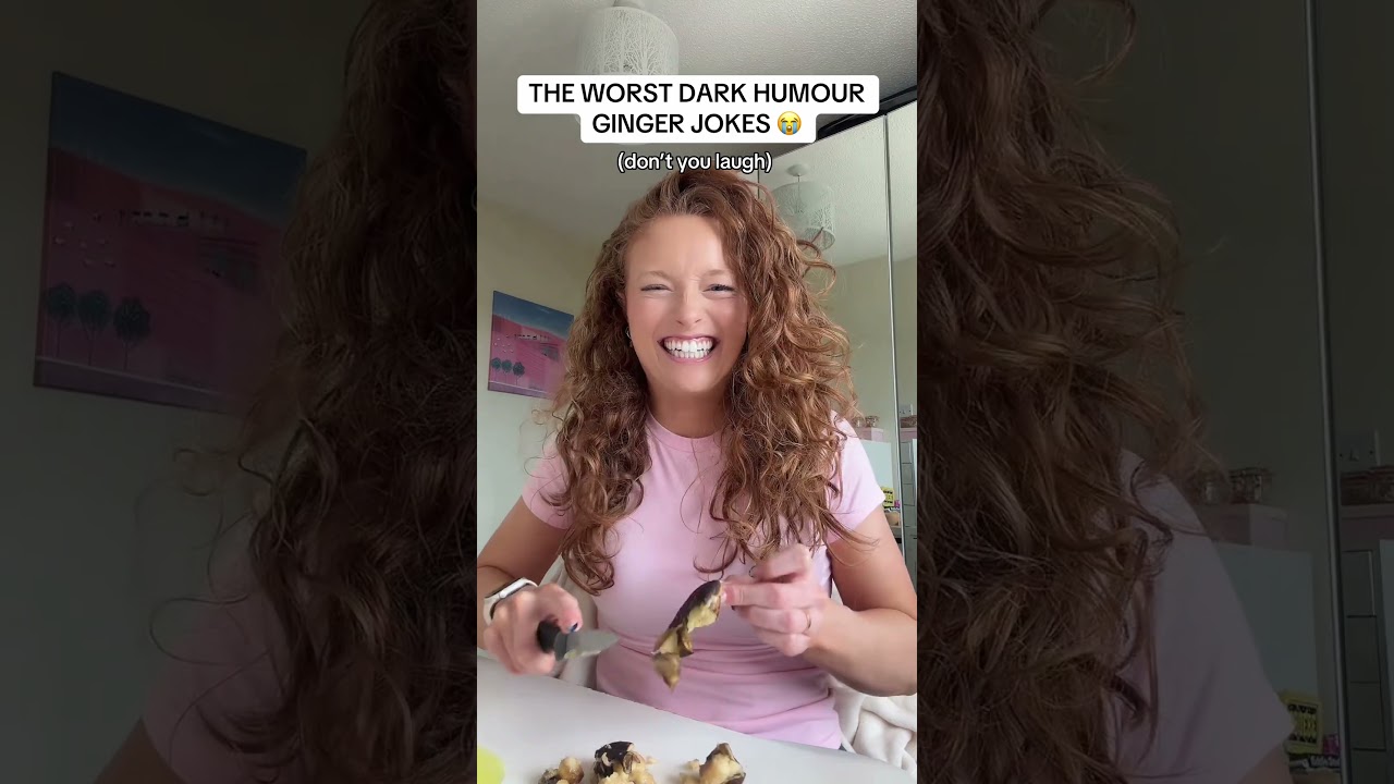 THE WORST DARK HUMOUR GINGER JOKES 😭 (don’t you laugh) #fyp #gingerjokes #dadjokes #oneliners
