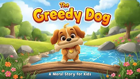 The Greedy Dog Story | Moral Story in English | Bedtime Stories for Kids 🐾