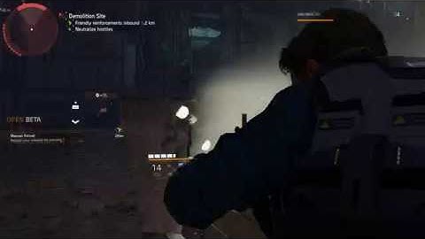 The Division 2 - Control Point Capture gameplay (Technical Test)