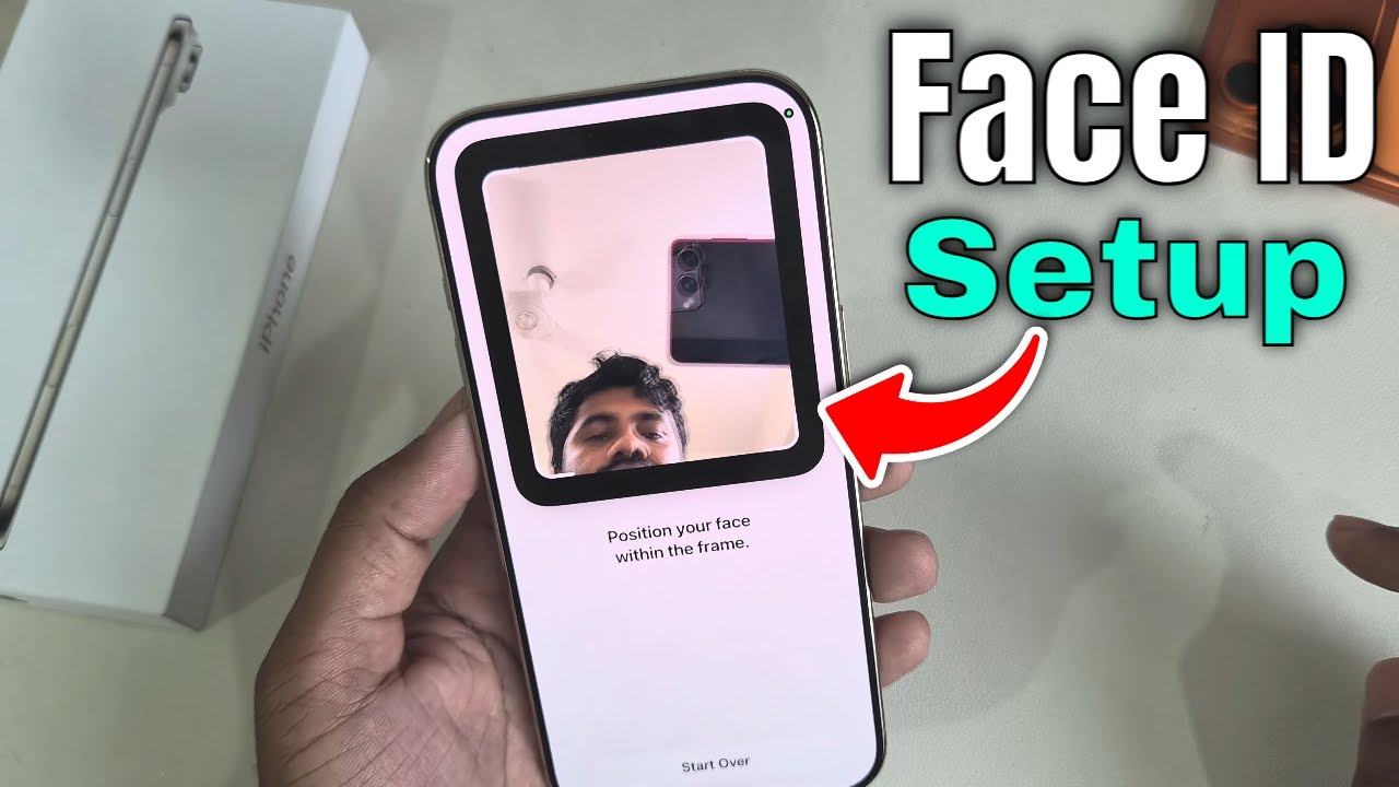 iPhone 17 Air: How to setup face id in iPhone