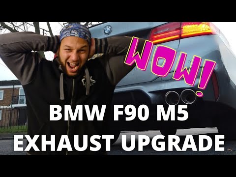 Back Box Muffler Delete on BMW F90 M5 *WOW* #Loud - YouTube
