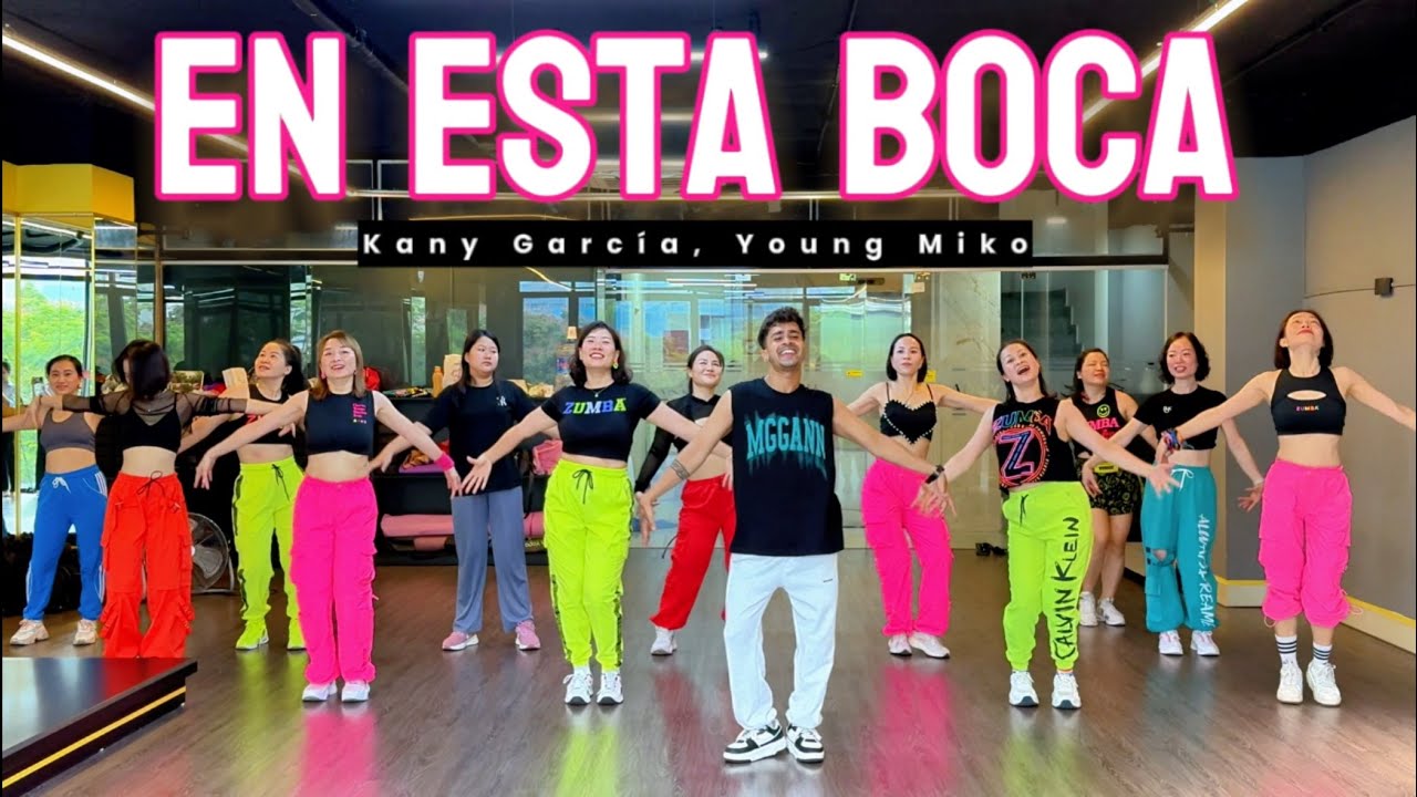 En Esta Boca - Kany García, Young Miko | Bachata | Zumba | Happy Mehra Choreography En Esta Boca - Kany García, Young Miko | Bachata | Zumba | Happy Mehra Choreography