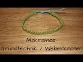 Makramee: Weberknoten (Grundtechnik) | DIY