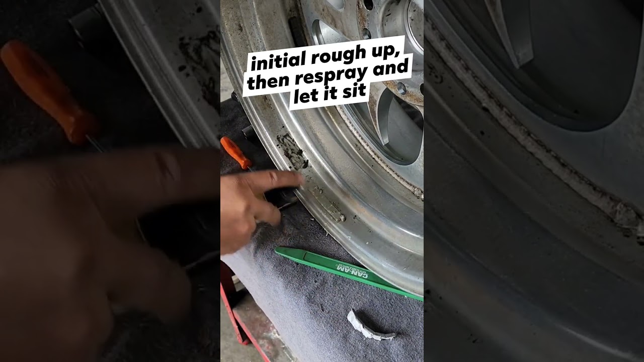 Another wheel weight adhesive removal method