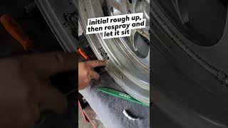 Another wheel weight adhesive removal method
