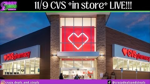 11/9 CVS *in store* LIVE!! 11/9 CVS COUPONING & HAUL #cvsdeals