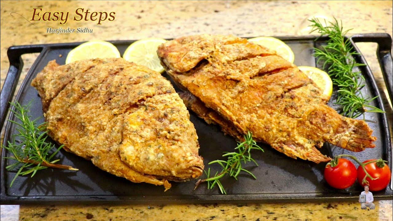 Fried Tilapia Fish Recipe How To Deep Fry Tilapia Fish At Home YouTube