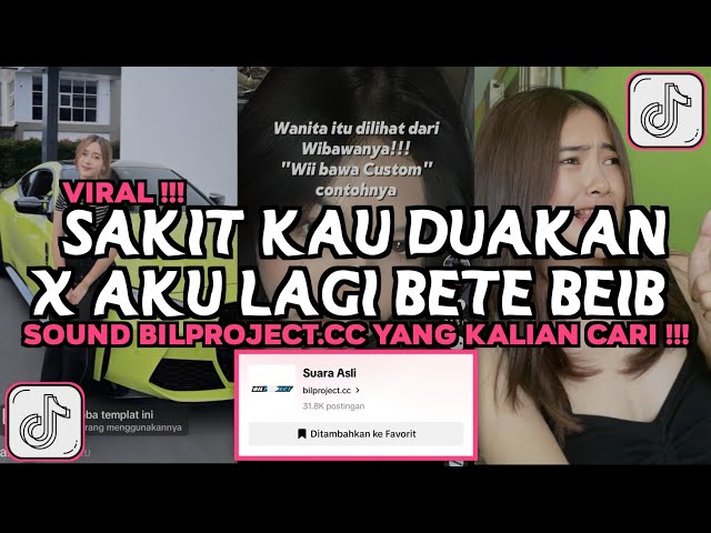 DJ SAKIT SAKIT KAU DUAKAN X AKU LAGI BETE BEIB SOUND BILPROJECT.CC VIRAL TIKTOK 2024 class=